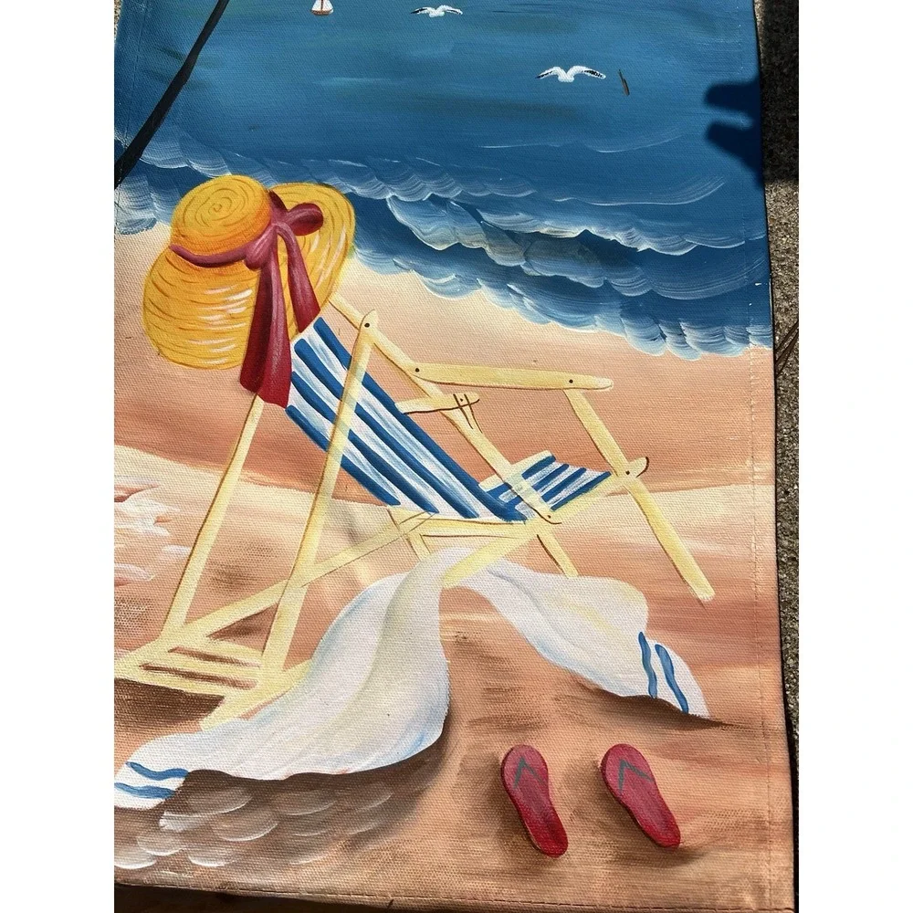 Beach Hanging Canvas Hand Painted Beautiful Summer Decor‎